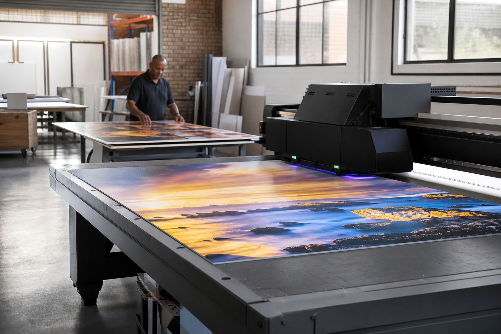 Flatbed UV